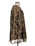 H&M 100% Polyester Brown 3/4 Sleeve Blouse Size 10 - photo 4