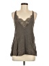 Easel 100% Rayon Gray Sleeveless Blouse Size M - photo 1