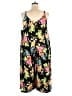 Torrid Floral Black Jumpsuit Size 3X Plus (3) - photo 2