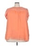 Torrid 100% Polyester Orange Short Sleeve Blouse Size 3X Plus (3) - photo 1