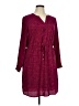 Apt. 9 100% Polyester Burgundy Casual Dress Size XL - photo 1