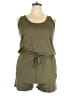 Anrabess Solid Green Romper Size 2X - photo 1