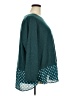 Evri Teal Long Sleeve Blouse Size 3X - photo 4