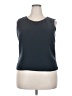 Kasper 100% Polyester Gray Sleeveless Top Size 18 - photo 1