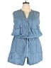 Torrid Solid Blue Romper Size 3X Plus (3) - photo 1