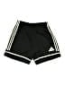 Adidas 100% Polyester Stripes Black Athletic Shorts Size L - photo 1