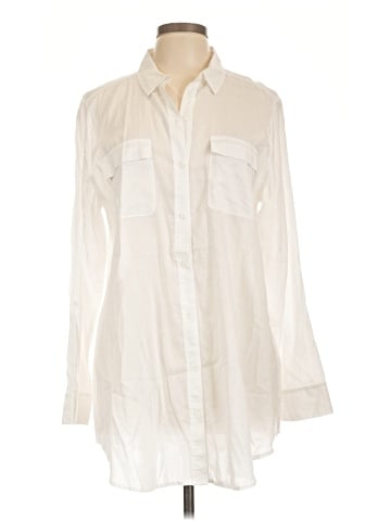 Eileen Fisher Long Sleeve Button-Down Shirt (view 1)