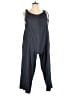 J. Peterman 100% Cotton Solid Gray Jumpsuit Size XL - photo 1
