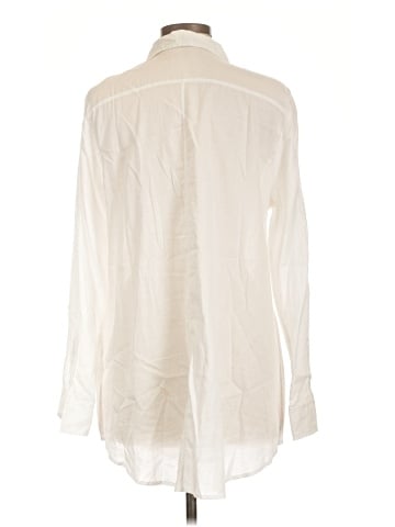Eileen Fisher Long Sleeve Button-Down Shirt (view 2)