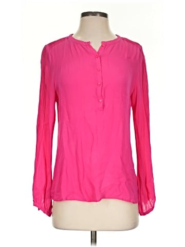 Classiques Entier Long Sleeve Silk Top (view 1)