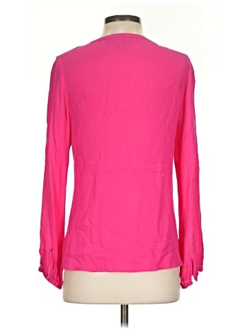 Classiques Entier Long Sleeve Silk Top (view 2)