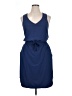 ExOfficio Solid Blue Casual Dress Size XL - photo 1