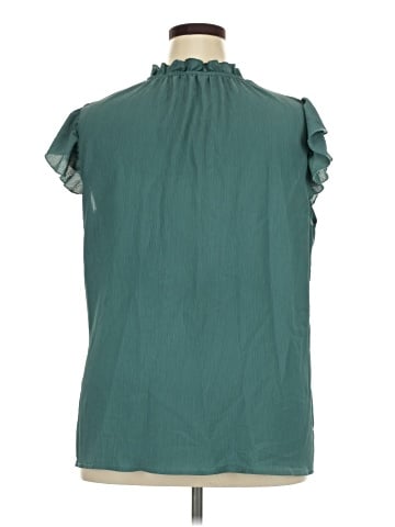 BLOOMCHIC Short Sleeve Blouse (view 2)
