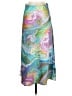 Sigrid Olsen Graphic Orange Green Casual Skirt Size XS - photo 1