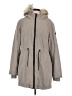DKNY 100% Polyester Gray Coat Size M - photo 1