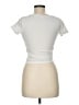 Pull&Bear Ivory Short Sleeve T-Shirt Size M - photo 2