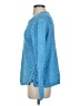Talbots 100% Cotton Tweed Blue Pullover Sweater Size S - photo 5