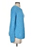 Talbots 100% Cotton Tweed Blue Pullover Sweater Size S - photo 4