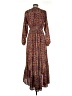 Boemo 100% Polyester Paisley Burgundy Casual Dress Size M - photo 2