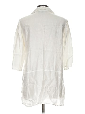 Ellen Tracy 3/4 Sleeve Button-Down Shirt (view 2)