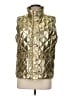 Talbots 100% Polyester Metallic Gold Vest Size M - photo 1