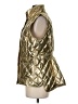 Talbots 100% Polyester Metallic Gold Vest Size M - photo 5
