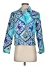 Coldwater Creek 100% Cotton Print Blue Jacket Size S (petite) - photo 1