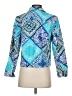 Coldwater Creek 100% Cotton Print Blue Jacket Size S (petite) - photo 2