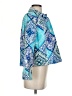 Coldwater Creek 100% Cotton Print Blue Jacket Size S (petite) - photo 4