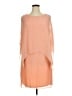 Ignite Evenings 100% Polyester Solid Orange Casual Dress Size 16 - photo 1