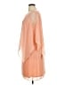 Ignite Evenings 100% Polyester Solid Orange Casual Dress Size 16 - photo 5