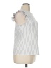 Perseption Concept Silver Sleeveless Blouse Size XL - photo 4