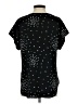 Cato 100% Polyester Stars Black Short Sleeve Blouse Size S - photo 2