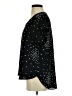 Cato 100% Polyester Stars Black Short Sleeve Blouse Size S - photo 5