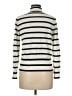 Melissa McCarthy Seven7 Stripes Ivory Turtleneck Sweater Size M - photo 2