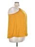 Gap Outlet 100% Polyester Yellow Sleeveless Blouse Size XXL - photo 4