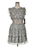 Trixxi 100% Polyester Paisley Teal Cocktail Dress Size XL - photo 1