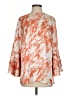 misook 100% Polyester Orange Kimono Size S - photo 1
