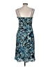 Express 100% Polyester Paisley Blue Cocktail Dress Size 7 - photo 2