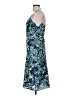 Express 100% Polyester Paisley Blue Cocktail Dress Size 7 - photo 5