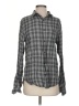 Vince. 100% Cotton Plaid Gray Long Sleeve Button-Down Shirt Size S - photo 1