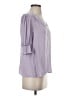 Maison d' Amelie 100% Polyester Purple 3/4 Sleeve Blouse Size S - photo 4