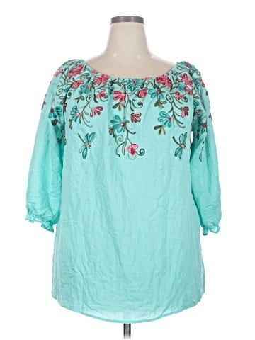 Kindred 3/4 Sleeve Blouse (view 1)