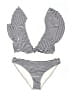 Tanya Taylor Stripes Ivory Two Piece Swimsuit Size S - photo 1