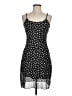 No Comment Polka Dots Black Casual Dress Size M - photo 1