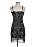 No Comment Polka Dots Black Casual Dress Size M - photo 2