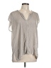 CP Shades Gray Short Sleeve Blouse Size L - photo 1