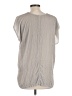 CP Shades Gray Short Sleeve Blouse Size L - photo 2