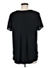 Pleione 100% Polyester Black Short Sleeve Top Size M - photo 2