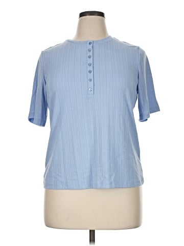 Liz Claiborne Short Sleeve Blouse (view 1)